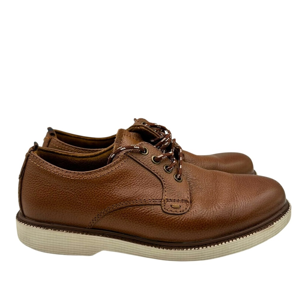 Florsheim Kids‎ Boys Brown Leather Derby Shoes Comfortech Lace Up Size 13 M